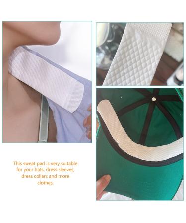 LALAFINA 20pcs Breathable Adhesive for Hats and Collars Absorbent Non-woven Sweat Liner Strips for Clothing Comfortable Absorption - Buy Online on GoSupps.com
