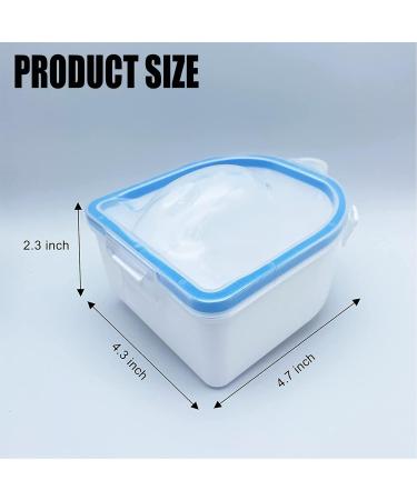 Nail Soaking Bowl Set - 2PCS Finger Soaking Bowls with Handle Grip, Brush, Cuticle Peeler, Stainless Steel Pusher - Nail Art Tool Kit for Fingernail Toenail Care - Buy Online on GoSupps.com