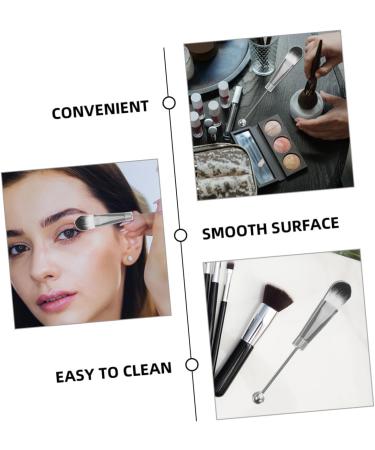 Beavorty Foundation Brush 2 Sets Metal Handle Makeup Brush Eye Shadow Eyeshadow Eyebrow Brush Eye Makeup Brush Concealer Brush Blush Brush Loose Powder Brush Beaded Paint Stainless Steel - Buy Online on GoSupps.com