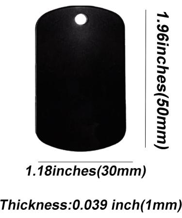 24 Pack Anodized Aluminum ID Tags for Laser Engraving with Ball Chains - Multi Colored - Buy Online on GoSupps.com