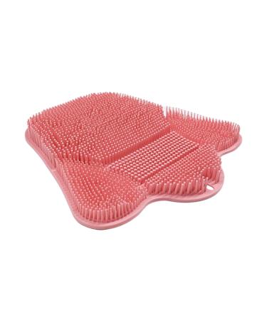 Exfoliant pour pieds en silicone et exfoliant pour le dos de la douche accessoire de bain mural limine les callosit s et la peau morte sur les talons Unisexe Pour baignoire Rose