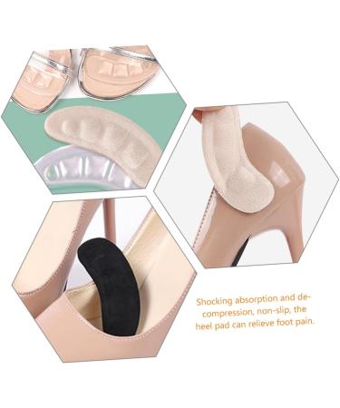 FRCOLOR 4 Pairs Anti-Wear Heel Stickers | Comfortable Gel Pads for Women's Shoes | Perfect Grip for Cushioned Heels - Buy Online on GoSupps.com