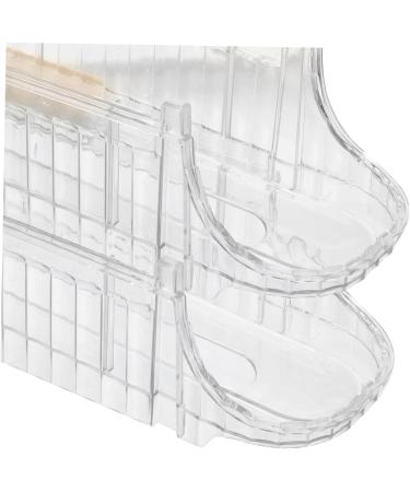 Mikikit Egg Storage Box Egg Holder Refrigerator Transparent Egg Racks The Pet Tray Drawer re-usable As Shown 32.00X13.90X10.20CM - Buy Online on GoSupps.com