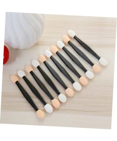 Didiseaon 50 Pcs Disposable Makeup Applicator Double Head Eyeshadow Cosmetic Eye Shadow Stick Size 1 Black - Buy Online on GoSupps.com