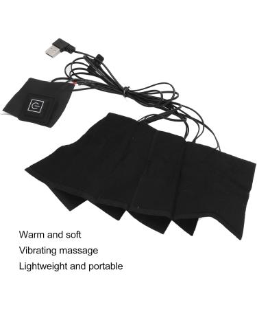 NATUDECO Electric Fabric Heater | Adjustable USB Heating Cushion | Portable Foot Warmer Pillows for Men & Women - 3 Gears Temperature - Buy Online on GoSupps.com