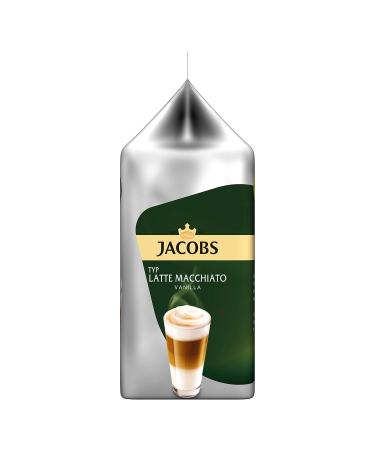 Tassimo Jacobs Latte Macchiato Vanilla Capsules - 40 Count (5 Pack) - Delicious Coffee Pods for Perfect Caf Quality Drinks - Buy Online on GoSupps.com