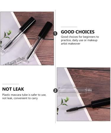 FOMIYES Eyelash Brush Tube 32 Pcs Mascara Tube Lip Gloss Containers Refillable Eyelash Cream Bottle Empty Bottle Round Cosmetic - Buy Online on GoSupps.com