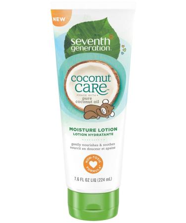 Seventh Generation Baby Lotion with Moisturizing Coconut Care Tube  7.6 Ounce