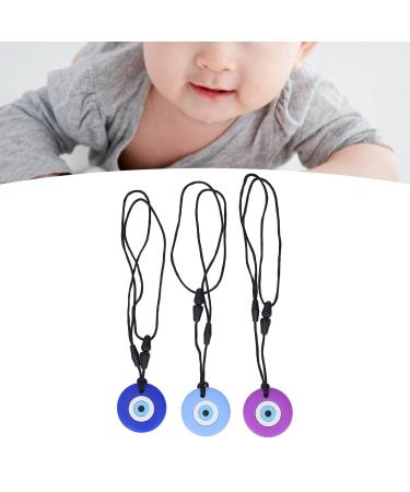 3PCs Children's Tooth Toys - Blue Sky Blue & Purple Silicone Teething Toys for Toddlers - Perfect for Home & Travel - Buy Online on GoSupps.com