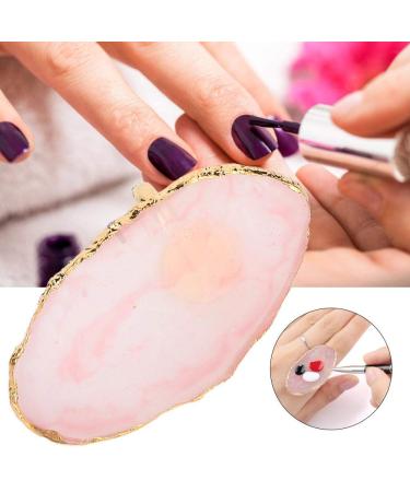 Resin Plastic Plate Dekaim Resin Mini Nail Art Gel Polish Color Mixing Plate Tips Display Holder Manicure Tool(Pink) - Buy Online on GoSupps.com