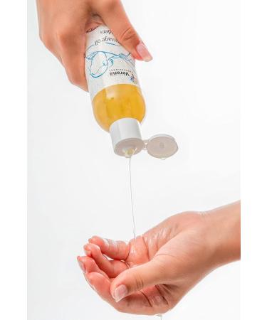 Verena Sweet Orange Massage Oil - Natural Body Oil for Rejuvenation Anti-Stress & Aromatherapy | 1L - Buy Online on GoSupps.com