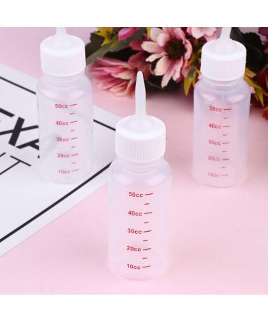 Baby Pet Feeding Bottle 50 Ml Squeeze Liquid Bottle for Kitten Puppy Small Animals Feeding Tool Pointed Milk Feeder with Scale 6 Pcs - Buy Online on GoSupps.com