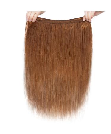 Buy SEGO 100% Virgin Brazilian Straight Hair Extensions - Real Human Hair Chestnut Brown Tress Weave Bundle - Buy Online on GoSupps.com