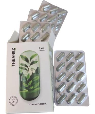 Theanex All Natural Weight Management 60 Capsules - Vegan, Gluten Free, Spirulina & Matcha - Buy Online on GoSupps.com