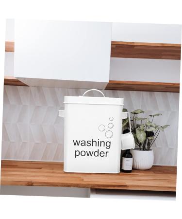 Baluue Washing Storage Bucket Laundry Soap Dispenser Fabric Softener Dispenser Snack Wrought Iron - Buy Online on GoSupps.com