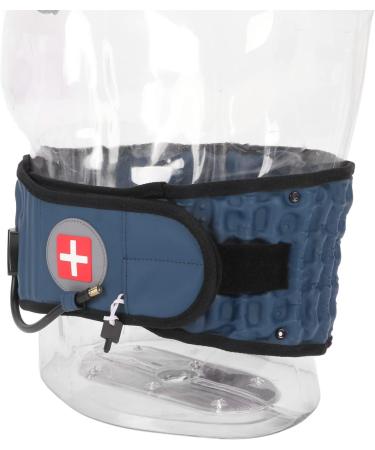 Decompression Back Belt - Inflatable Lumbar Support for Muscle Relaxation - Adjustable Lumbar Vertebrae Decompression Belt (Blue) - Buy Online on GoSupps.com