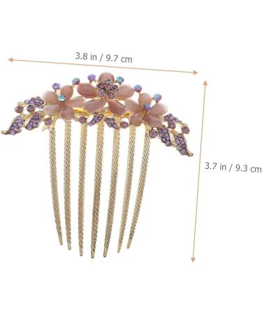 Beatifufu Opal Comb Bridal Hair Comb Side Combs for Women Metal Combs for Hair Women Bridal Hair Accessories Comb Wide Tooth Side Hair Combs Hair Comb Clip Comb Hair Clip Tooth Comb - Buy Online on GoSupps.com