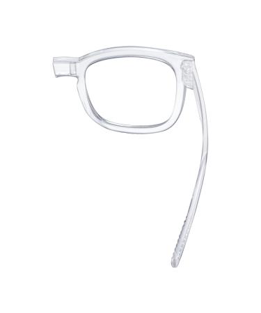 (Must Buy Both Eye) Metalless Reading Glasses Different Strength Each Eye Transparent-Right Eye+0.00 Transparent-right Eye 0.0 x