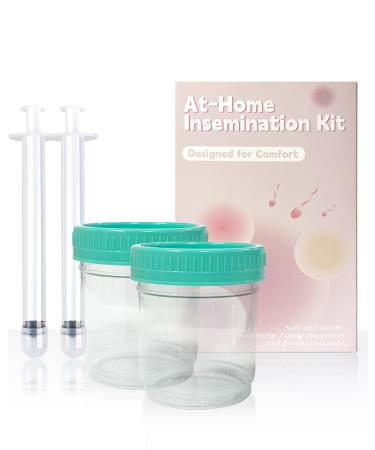 Insemination Kit for Women and Families at Home Use Natural Conception Aid for Fertility Support Aids in Conception for Women Designed for Comfort + Minimal Waste Black