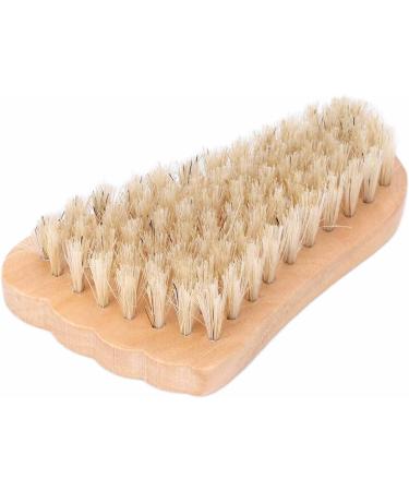 Wooden Nail Brush with Ergonomic Design Brush Hair for Cleaning Hands and Feet Portable and Dead Skin Removal - Buy Online on GoSupps.com