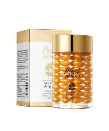 24K Gold Face Masks - Face Masks Beauty - Sleeping Face Mask for Hydrating repairing and rejuvenating skin - Face Masks Skincare - Hydrating Face Mask for Smooth Glowing Even Toned Skin Care