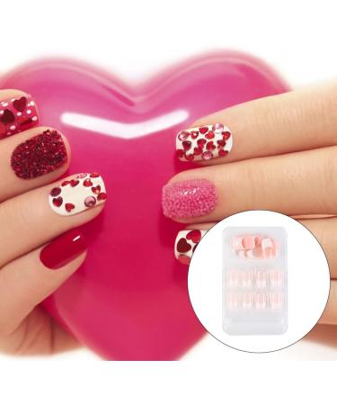 dijiusidy False Nail Perfect Matching Simple to Wear Fingernail Full Coverage Press Type Strong Viscosity Adjustable Paster Type 33 F741 Type 33 F741 - Buy Online on GoSupps.com