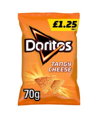 Doritos TANGY CHEESE Tortila Crisps 15 x 70g PMP - Buy Online on GoSupps.com