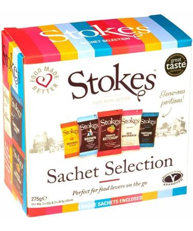 The Stokes Sachet Selection 275g - Pack of 4 - Buy Online on GoSupps.com