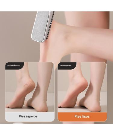 Lime pour pieds anti-callosit s grattoir callosit s double face lime pieds en m tal exfoliante pour peaux mortes | Pour la maison le salon la douche la salle de bain le spa le soin Blanc - Buy Online on GoSupps.com