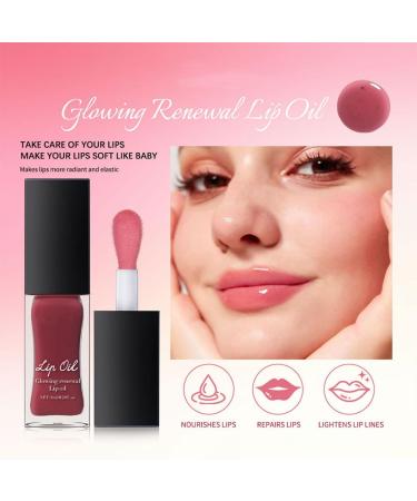 MAEPEOR Glowing Lip Oil - Hydrating Lip Balm & Nourishing Lip Care | 7 Colors Available | Non-Sticky Moisturizing Glossy Finish - Buy Online on GoSupps.com