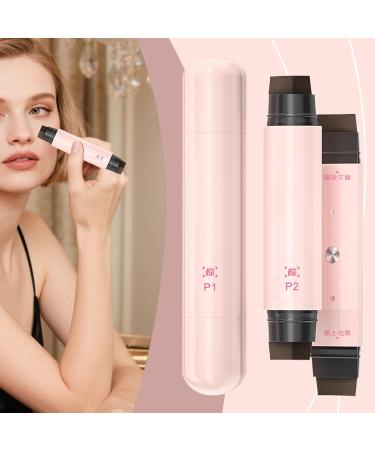 GkgWuxf Eye End Stamp2Point Eye Makeup Stamp for Eyeliner Smudge Free All Day Portable Cosmetic Precision Template for Women and Beginners Brown - Buy Online on GoSupps.com