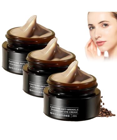 Caffeine Anti-Wrinkle Eye Cream Set - Stay-Up Late Eye Cream (3PCS) for Dark Circles & Puffiness - Buy Online on GoSupps.com