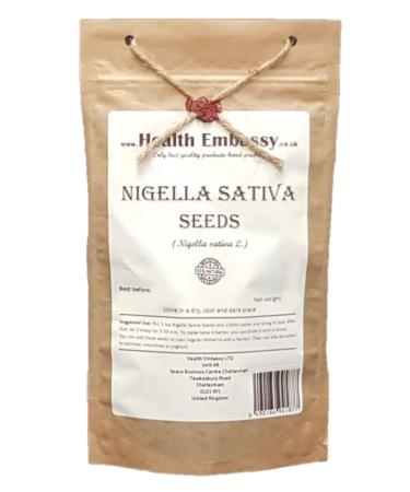 Health Embassy Graines de Nigelle | Nigella Sativa L | Nigella Sativa Seeds (50g)