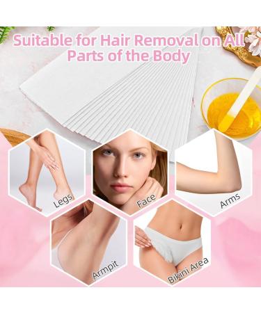 Waxing Strips 160pcs for Men & Women | Skin-friendly & Tear-resistant | Hair Removal on Body, Legs, Bikini & Face - Buy Online on GoSupps.com