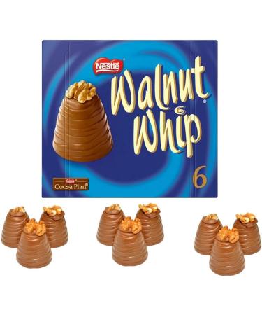 Walnut Whip Chocolate Gift Box 180g (6 x 30g) - Pack of 2 - Buy Online on GoSupps.com