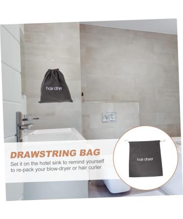 Baluue 1pc Hair Dryer Storage Bag Travel Hair Dryer Grey Backpack Black Backpack Pouch Dark Grey Canvas - Buy Online on GoSupps.com