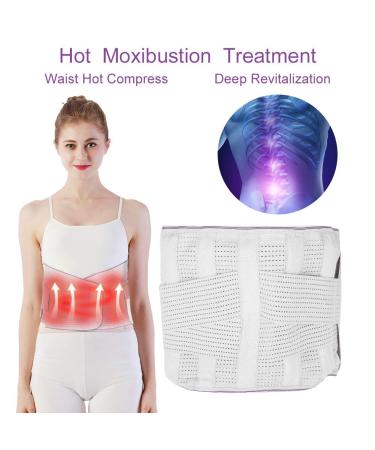 Self-Heating Massage Belt | Tourmaline Magnetic Therapy Lower Back Support for Pain Relief (L) - Buy Online on GoSupps.com