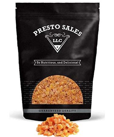 Presto Sales Apricot Fancy Chopped Sweet Turkish Dried Fruit 80 oz - No Added Sugar, Dietetic Vegan Snack for Intense Flavor and Burst of Energy - Resealable 5 lbs. Bag - Buy Online on GoSupps.com