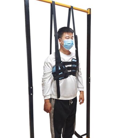 Lumbal Traction Belt for Lower Back Pain Relief | Spinal Decompression & Support - M 100-110 cm - Buy Online on GoSupps.com