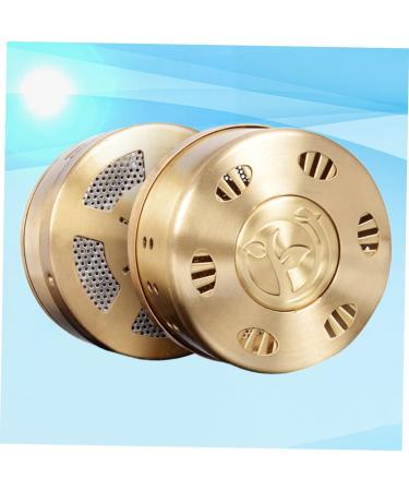 Magiclulu Kasten MOXA Burn Accessories | Portable Moxibustion & Thermostat Tool for Hair Color Tubes | 8x8cm Golden Moxa Burner Box - Buy Online on GoSupps.com