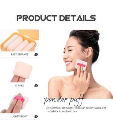 Beaupretty 1 Box Makeup Sponge Set Powder Puff Loose Powder Cosmetic Foundation Mineral Powder Sponge with Storage Box for Contouring Beauty Tools - Buy Online on GoSupps.com