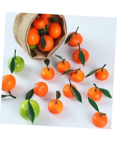 Zerodeko Fake Fruits 10pcs Stand for Decoration Simulation Oranges Ornament Realistic Oranges Artificial Fruit Decor Faux Tangerines Fake Oranges Layout Scene Decor Toy Set Foam Desktop - Buy Online on GoSupps.com