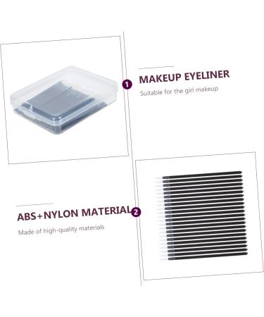 Healeved 200 Pcs Eyeliner Brush Fine Eyeliner Applicator Eyelash Applicator Makeup Wand Eye Gel Plastic Abs 11.5x9cmx4pcs Assorted Colorx4pcs - Buy Online on GoSupps.com