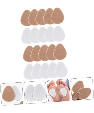 Didiseaon 10 Pairs Forefoot Pads - Comfort & Cushioning for High Heels | Metatarsal Toe Filler Inserts | Non-Slip Wool Fleece - Buy Online on GoSupps.com