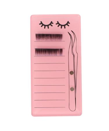 Buy 2 in 1 Eyelash Extension Holder Set | Stainless Steel Tweezers & Organizer Tray - International Shipping Available - Buy Online on GoSupps.com