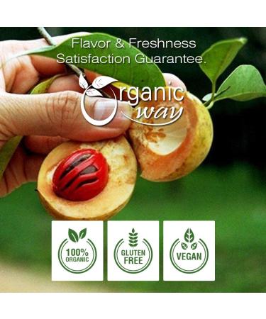 Organic Way Premium Ground Nutmeg Powder 1lb - Healthy Digestion | Organic, Kosher & Non-GMO | Gluten-Free & USDA Certified | From India - Buy Online on GoSupps.com