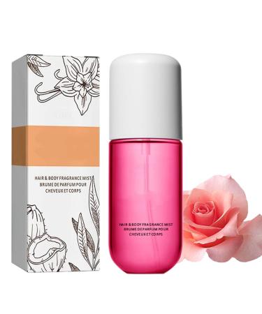 Vanilla Coconut Perfume Long-Lasting Vanilla Skin Essential Oil Vanilla Body and Hair Fragrance Spray Vanilla Skin Long-Lasting Body Spray Rose