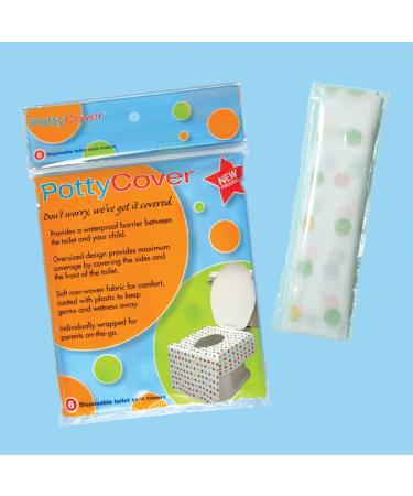 PottyCover Disposable Toilet Seat Covers (6 Pack) - Hygienic Protection for Public Restrooms - Buy Online on GoSupps.com