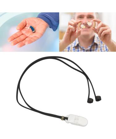 Buy Tonhilfe Lanyard Clip - Black Hearing Aid Anti-Loss Rope for Kids | Clay Aid Protection Clip | Ideal for Sports & Outdoor Activities - Buy Online on GoSupps.com