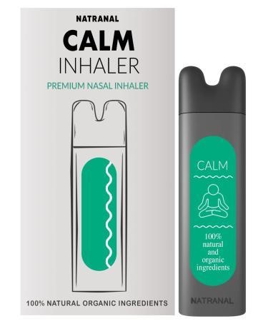 Natranal Calm Nasal Inhaler - 100% Natural & Organic Ingredients Aromatherapy Inhaler Stick 1 Pack Calm 1 Count (Pack of 1)